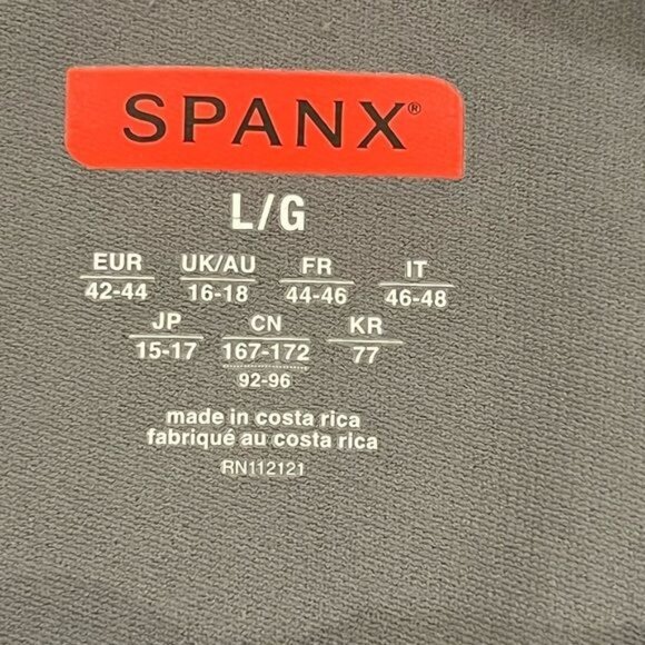 Spanx Women’s Jacket Size Large Mod Bod Zip Up Gray Colorblock Athleisure Gym - Picture 8 of 11